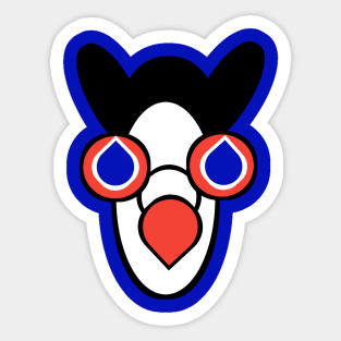 Uncommon cartoon face Sticker